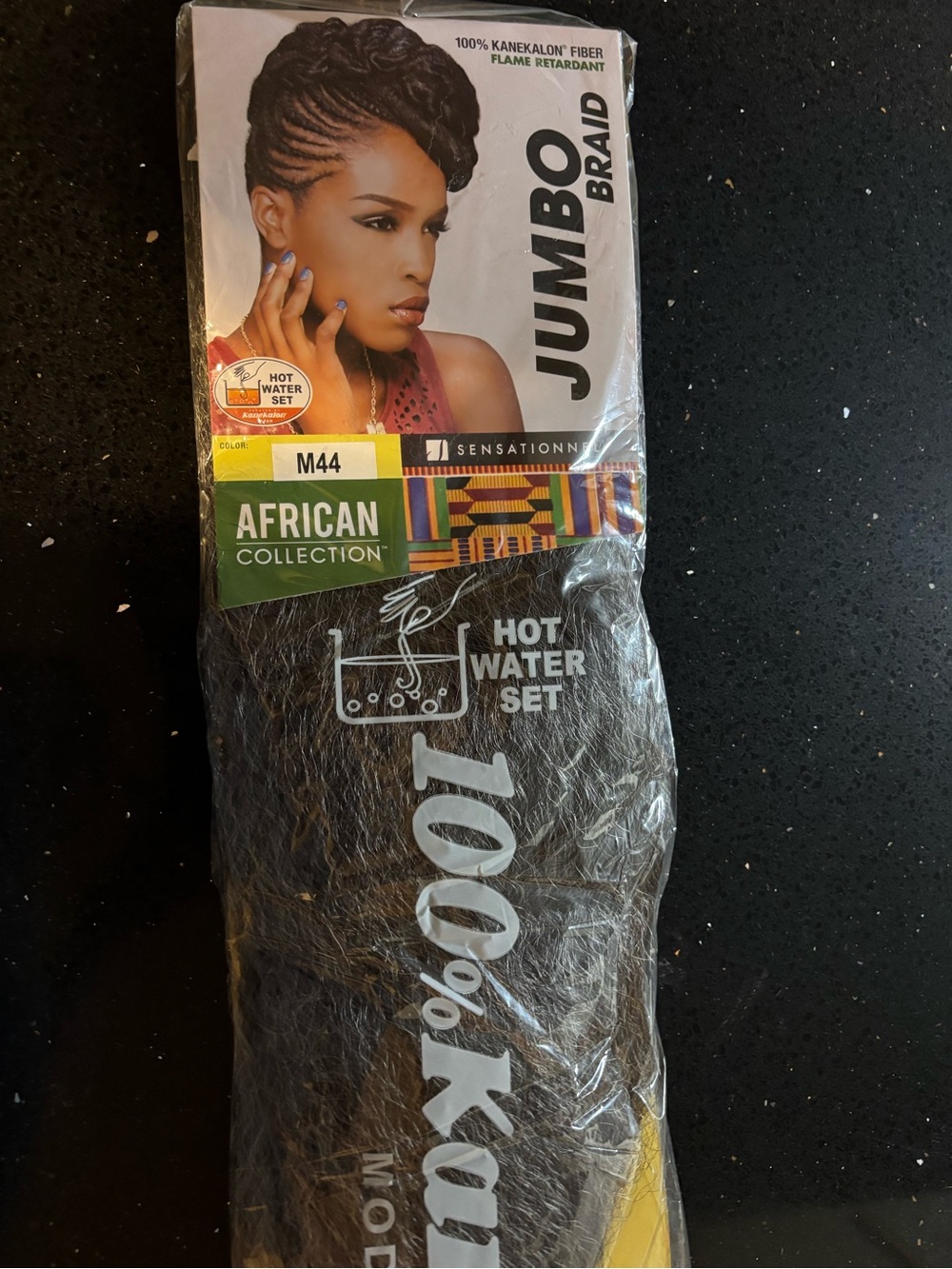 Jumbo Braid Hair - M44 Black